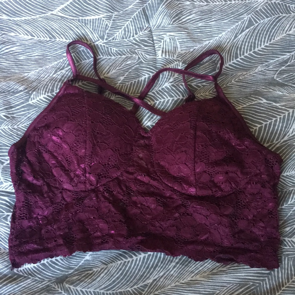 Purple Lace Bra
